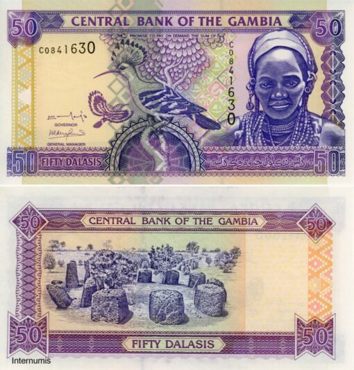 Gambia - 50 Dalasis ND (2001) , (P.23a) Erh. UNC
