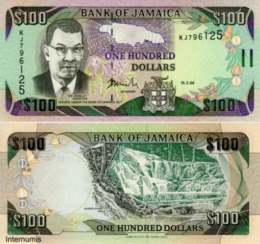 Jamaika 100 Dollars 15.2.1999 (P.76b) Erh. UNC