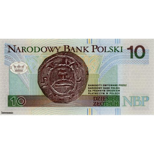 Polen - 10 Zloty 1994, (P.173a) Erh. UNC – Bild 2