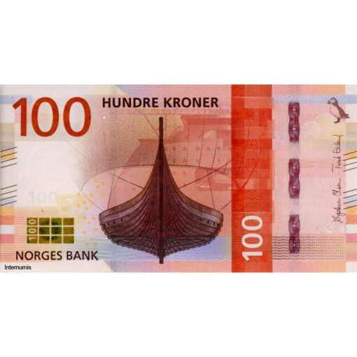 Norwegen - 100 Kroner 2016 (P.neu) Erh. UNC