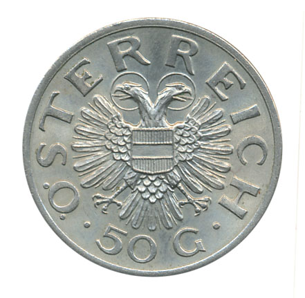 50 Groschen 1936, (ANK 16 / KM.2854) Erh. vz / vz + – Bild 2