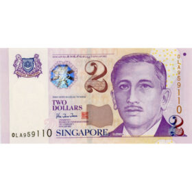 Singapur - 2 Dollars ND(1999) (P.38) Erh. UNC