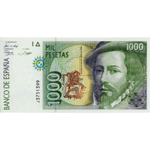 Spanien - 1000 Pesetas 1992 , (P.163) Erh. UNC