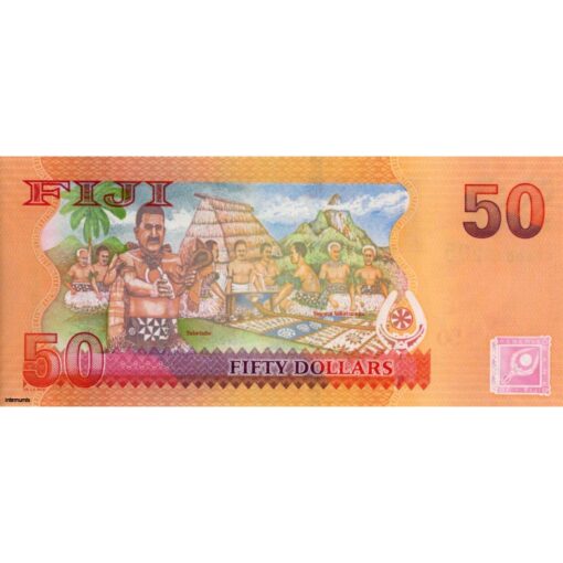 Fiji  - 50 Dollars ND (2013) , (P.118) Erh. UNC – Bild 2