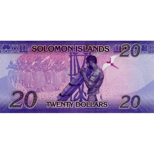 Solomon Island - 20 Dollars ND(2017), (P.34a) Erh. UNC – Bild 2