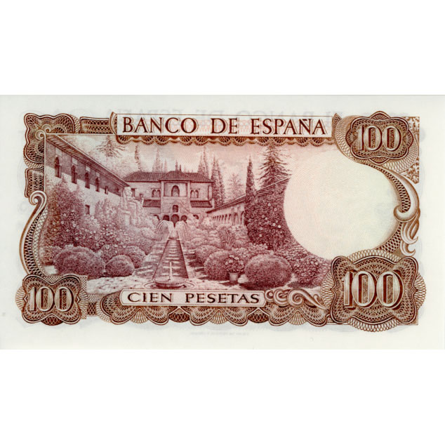 Spanien - 100 Pesetas 1970 , (P.152) Erh. UNC – Bild 2