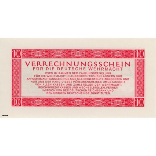 10 Reichsmark 15.9.1944 , (Rosb.513) Erh. UNC – Bild 2