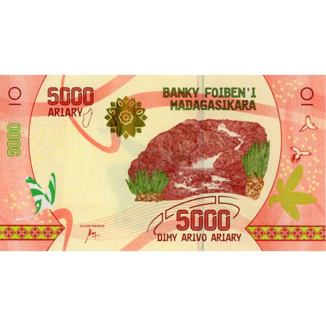 Madagascar - 5000 Ariary ND(2017) (P.102) Erh. UNC