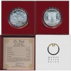 10 Euro 2007, **St.Paul/Lavant**  Erh. PP, im Original Etui, Zertifikat,Banderole