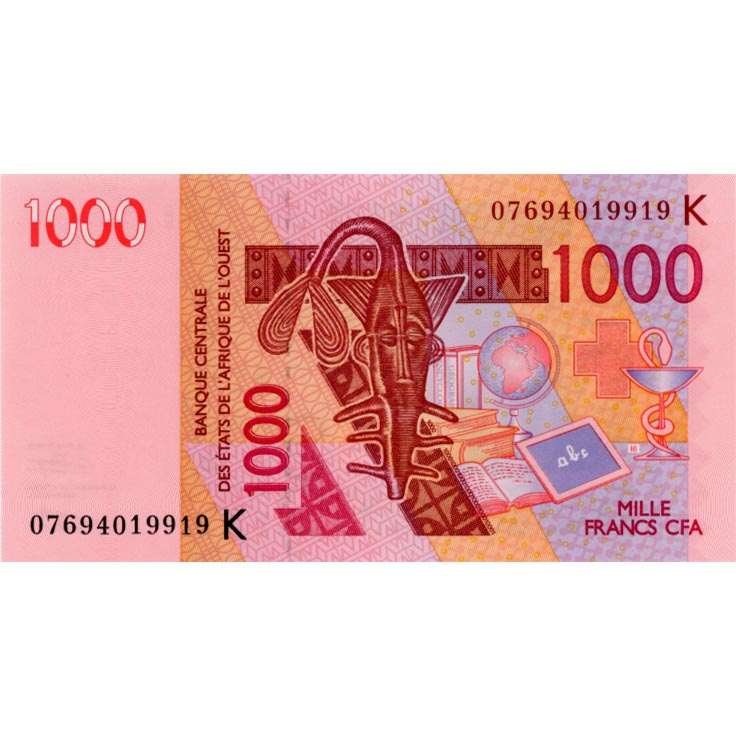 Senegal - 1000 Francs K (20)07, (P.715Ke) Erh. UNC