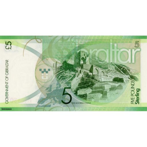 Gibraltar - 5 Pounds 1.1.2011, (P.35) Erh. UNC – Bild 2