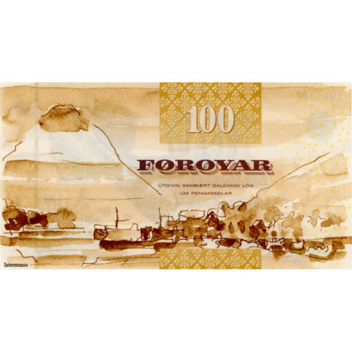 Fareor Inseln - 100 Kronur (20)02 , (P.25) Erh. UNC – Bild 2
