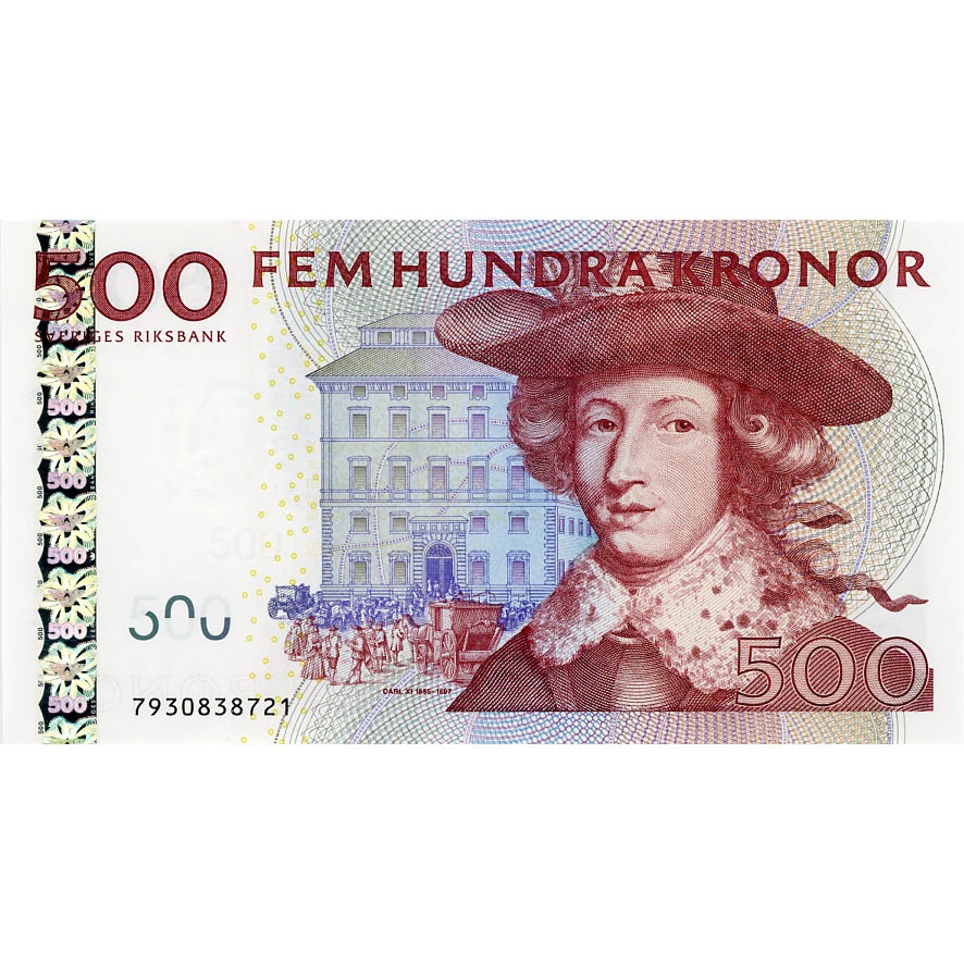 Schweden 500 Kronor ND(2007) (P.66c) Erh. UNC