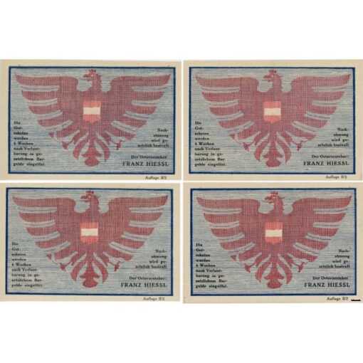 Vieberg(OÖ) - 30,50,75,90 Heller oD.(-1920),Auflage II/2, (KKN.S1110)II)b) Erh. I – Bild 2