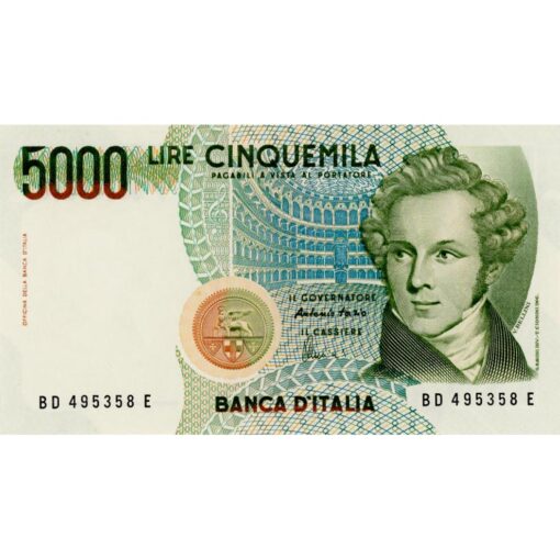 Italien - 5000 Lire 4.1.1985, (P.111c) Erh. UNC