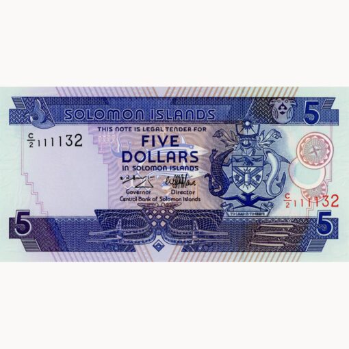 Salomonen - 5 Dollars ND(1997), (P.19) Erh. UNC
