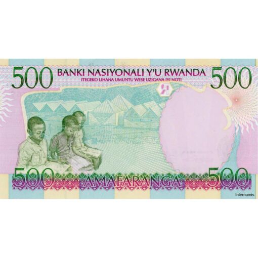 Ruanda - 500 Francs 1.12.1998, (P.26) Erh. UNC – Bild 2