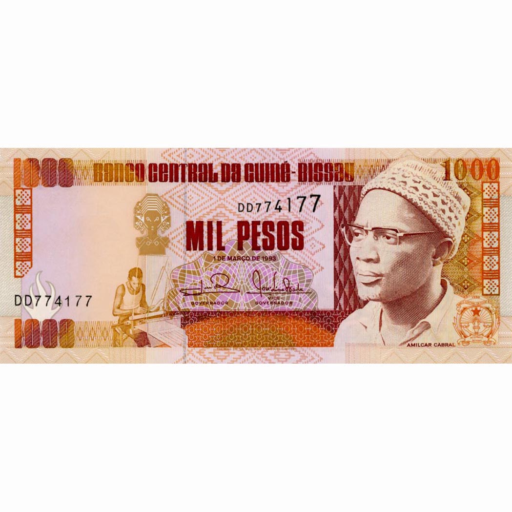 Guinea - Bissau - 1000 Pesos 1993, (P.13b) Erh. UNC