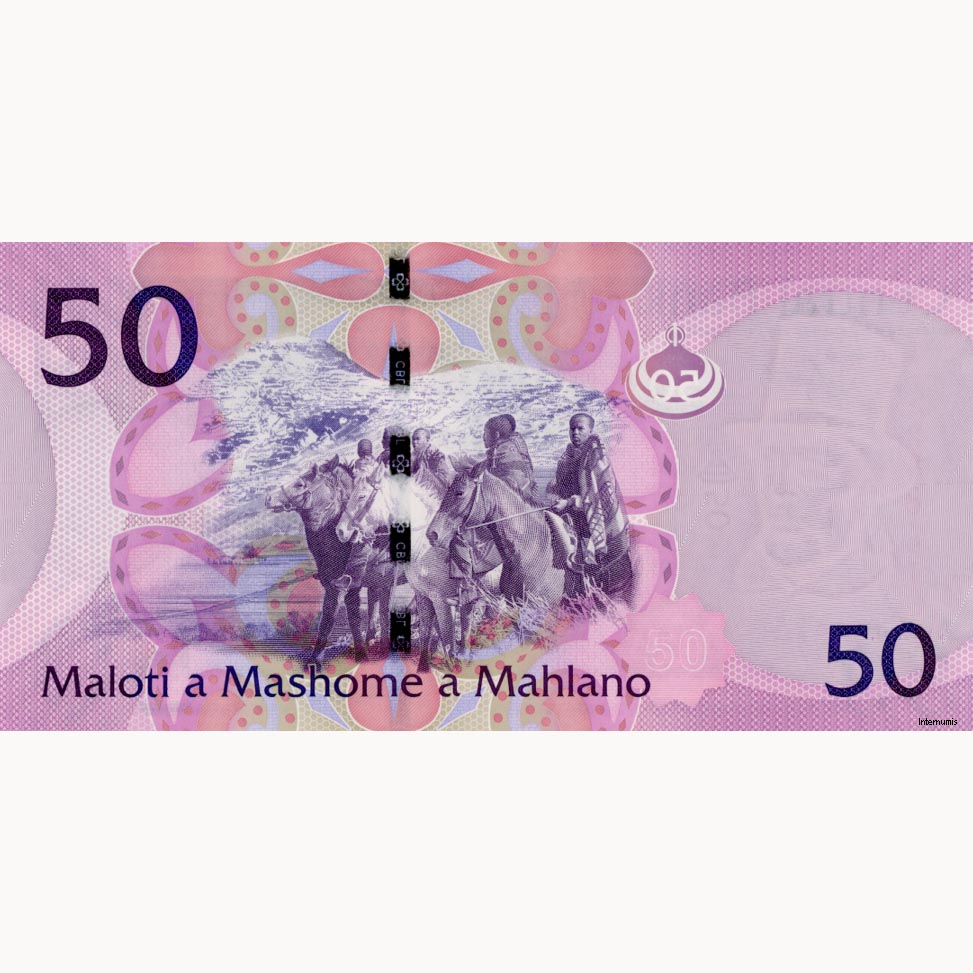 Lesotho - 50 Maloti 2010, (P.23a) Erh. UNC – Bild 2