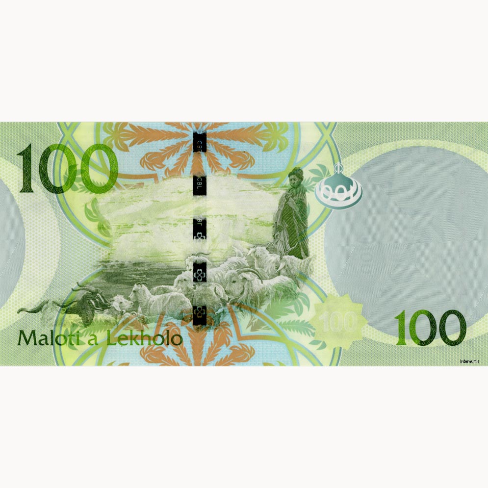 Lesotho - 100 Maloti 2010, (P.24a) Erh. UNC – Bild 2