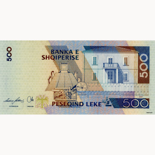 Albanien - 500 Leke 2007, (P.72) Erh. UNC – Bild 2