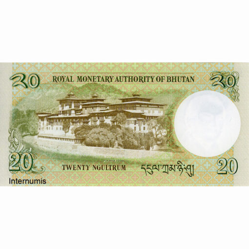 Bhutan - 20 Ngultrum  2006, (P.30) Erh. UNC – Bild 2