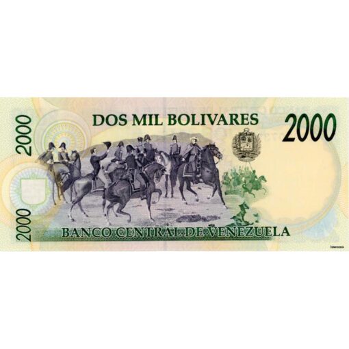 Venezuela - 2000 Bolivares 5.2.1998, (P.77c) Erh. UNC – Bild 2
