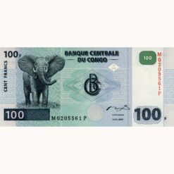 Kongo Dem.Republik - 100 Francs 4.01.2000, (P.92A) Erh. UNC