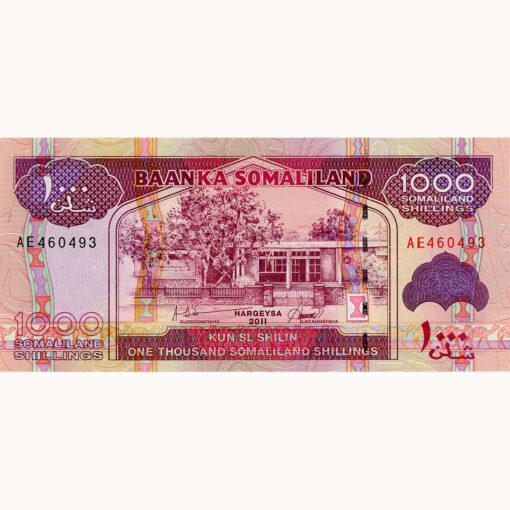 Somaliland  - 1000 Shillings  2011, (P.20a) Erh. UNC