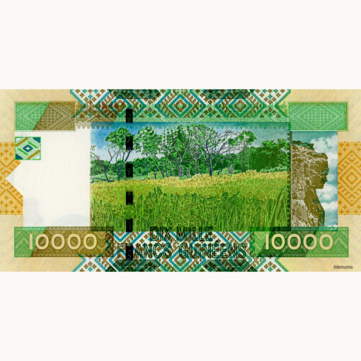 Guinea - 10.000 Francs 2007, (P.42a) Erh. UNC – Bild 2