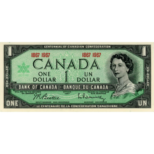 Kanada - 1 Dollar 1967, (P.84a) Erh. UNC