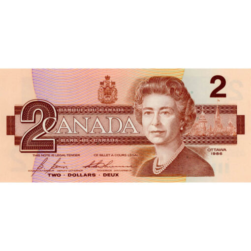 Kanada - 2 Dollars 1986, (P.94c) Erh. UNC