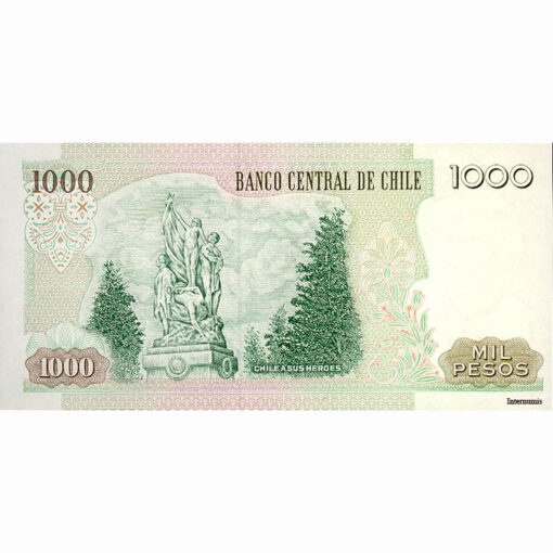 Chile - 1000 Pesos 2006, (P. 154g) Erh. UNC – Bild 2