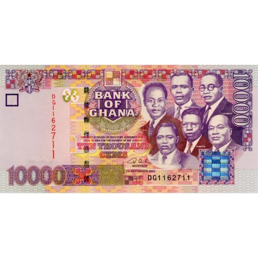 Ghana - 10.000 Cedis  2.9.2002, (P.35a) Erh. UNC