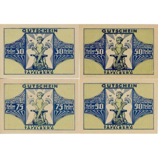 Tafelberg (OÖ) - 30,50,75,90 Heller 1920, Auflage II/2, (KKN.S1054)II)b) Erh. I – Bild 2