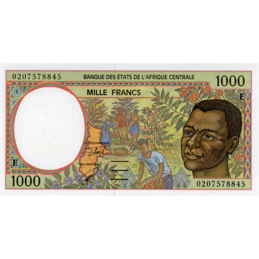 Kamerun  - 1000 Francs (20)02 E, (P.202Eh) Erh. UNC