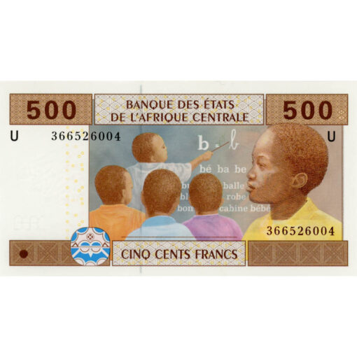 Kamerun  - 500 Francs 2002 U, (P.206Uc) Erh. UNC