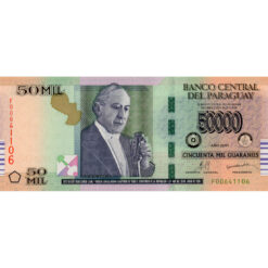 Paraguay - 50.000 Guaranies 2011, (P.232c) Erh. UNC
