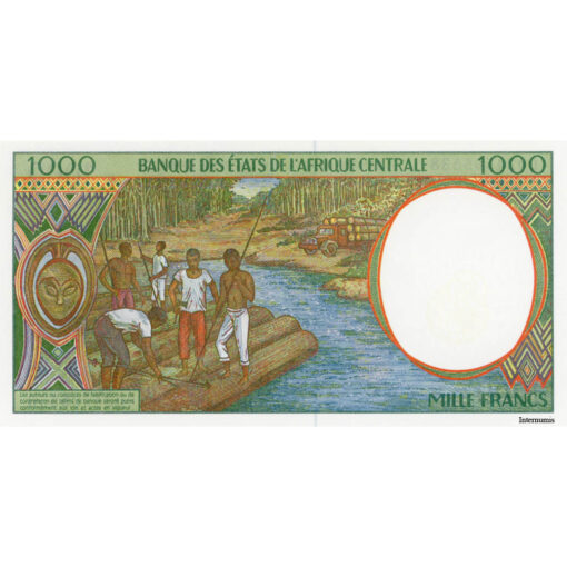Kamerun  - 1000 Francs (20)02 E, (P.202Eg) Erh. UNC – Bild 2