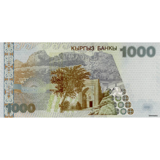 Kirgistan - 1000 Som 2000, (P.18) Erh. UNC – Bild 2