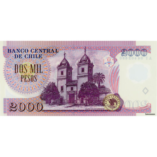 Chile - 2000 Pesos 2004, (P.160a) Erh. UNC – Bild 2