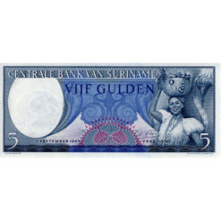 Suriname - 5 Gulden  1.9.1963, (P.120b) Erh. UNC