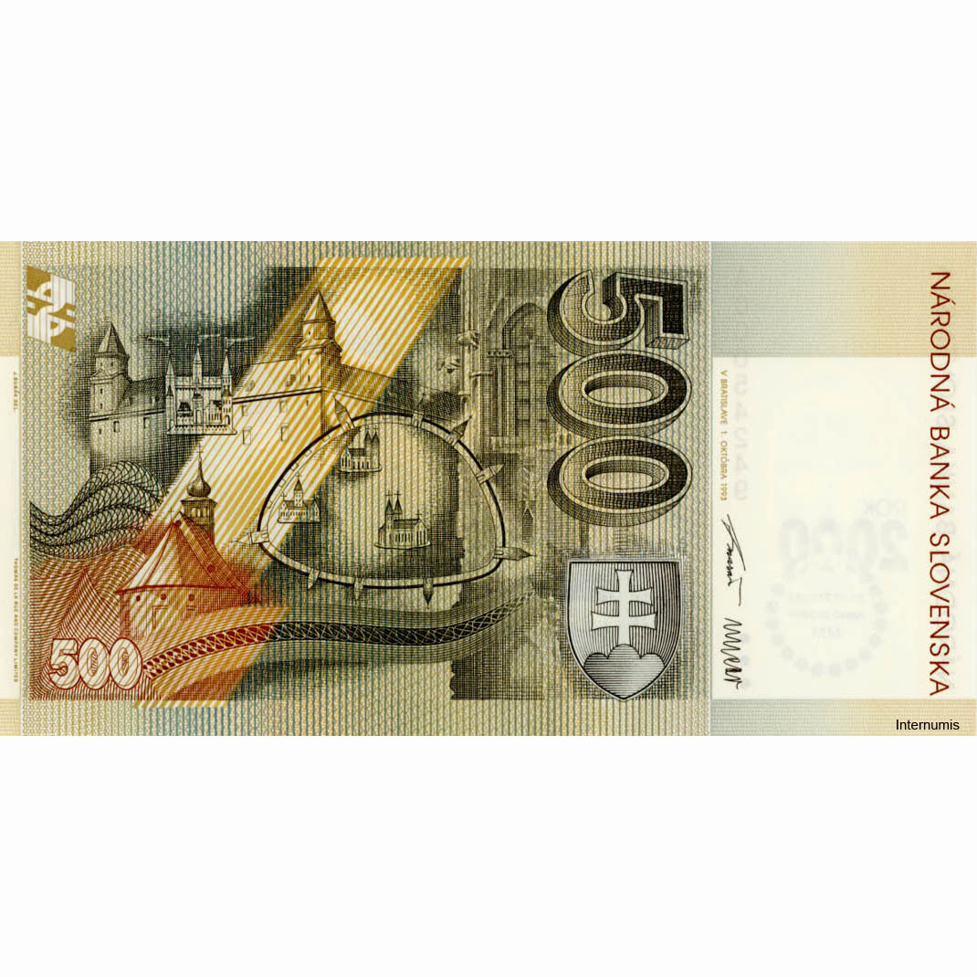 Slowakei - 200 Korun 1993,(2000), Millennium, (P.38) Erh. UNC – Bild 2