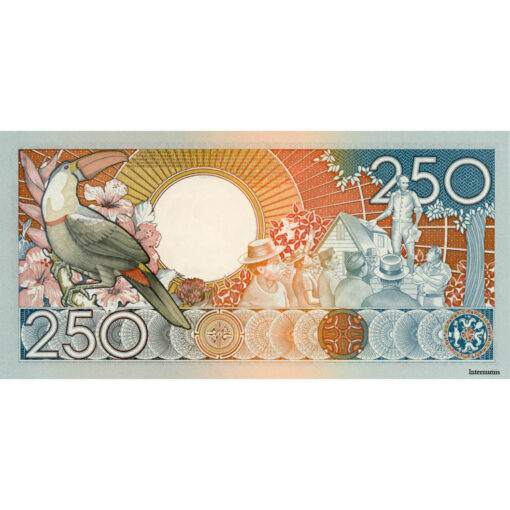 Suriname - 250 Gulden 9.1.1988, (P.134) Erh. UNC – Bild 2