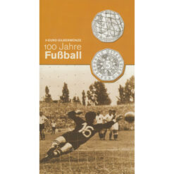 5 Euro 2004, **100 Jahre Fußball in Österreich**, (ANK.4b/KM.3113) Erh. hgh./Blister