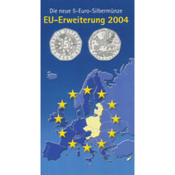 5 Euro 2004, **EU - Erweiterung**, (ANK.3b/KM.3122) Erh. hgh./Blister