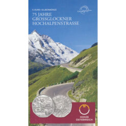 5 Euro 2010, **75 Jahre Großglockner Hochalpenstrasse**, (ANK.18) Erh. hgh./Blister