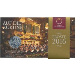 5 Euro 2016, **Neujahr 2016** , (ANK.29a) Erh. hgh./Blister