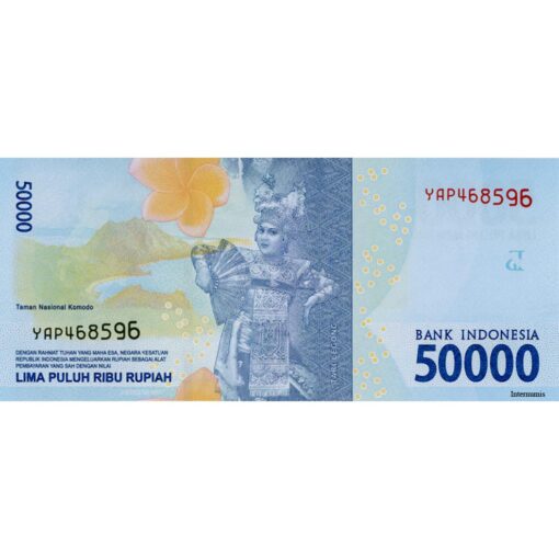 Indonesien - 50.000 Rupiah 2016/2017, (P.159b) Erh. UNC – Bild 2