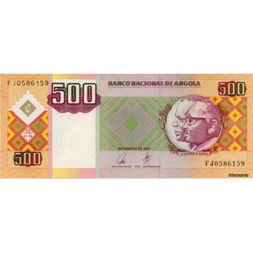 Angola - 500 Kwanzas 11.2003, (P.149a) Erh. UNC